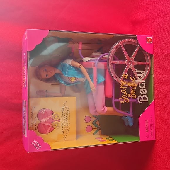 Vintage Barbie Share A Smile Becky - Picture 1 of 5